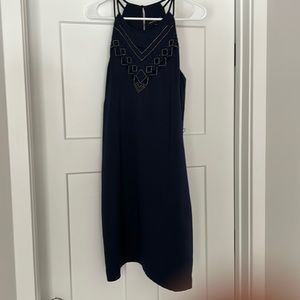 Banana Republic Navy beaded dress